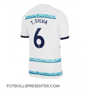Chelsea Thiago Silva #6 Borta Matchtröja 2022-23 Kortärmad